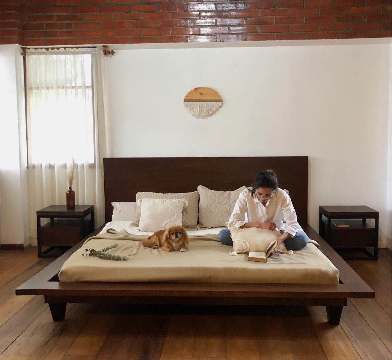 Cama en madera de seike
