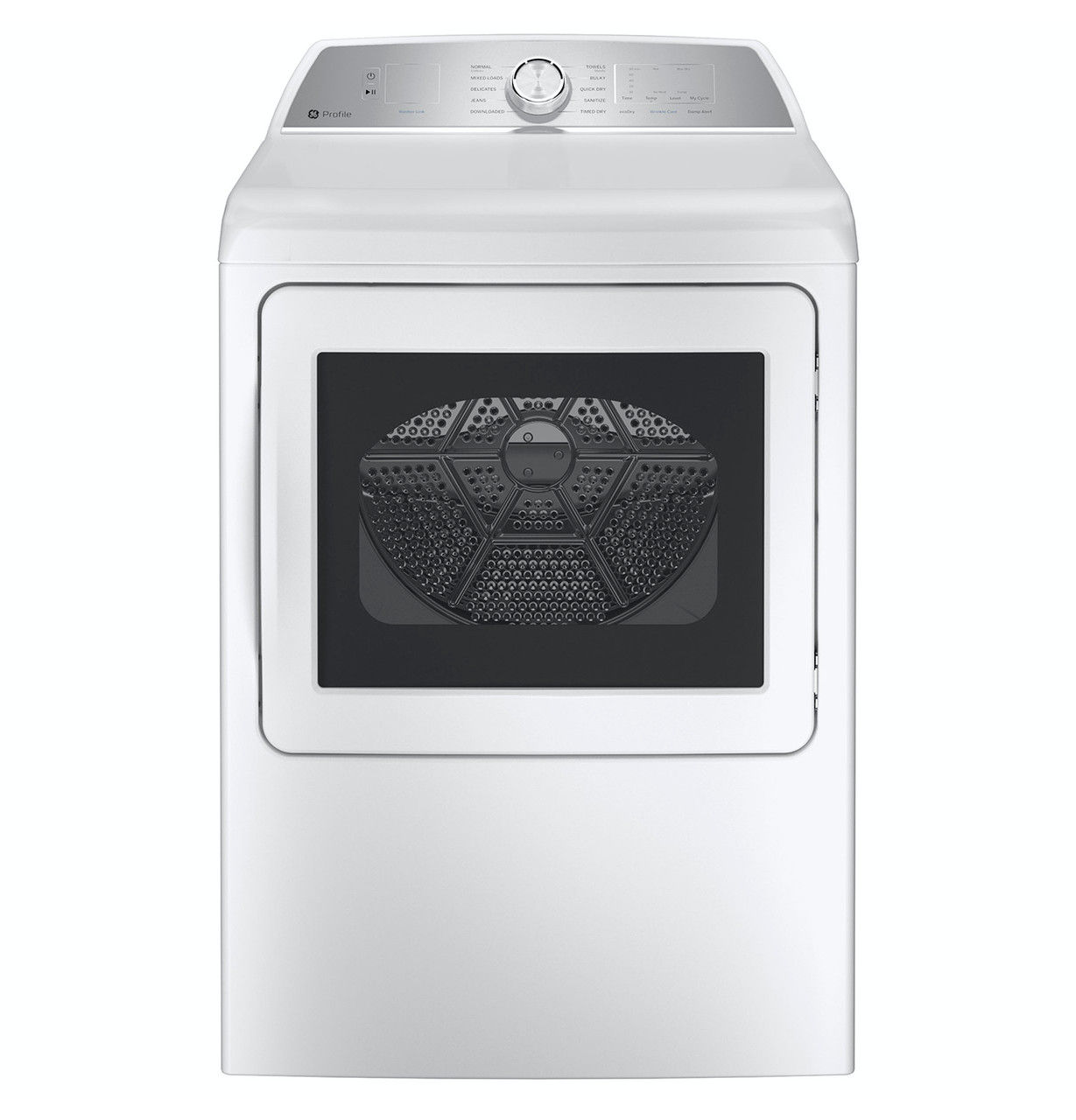 GE PROFILE 7.4 CU. FT. ELECTRIC DRYER W/ SANITIZE CYCLE - PTD60EBMRWS