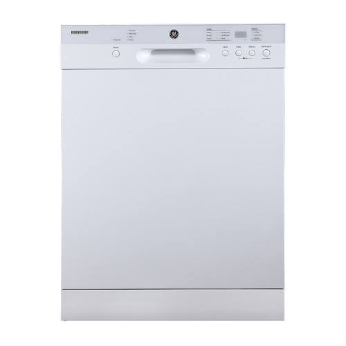 GE 24" BUILTIN FRONT CONTROL DISHWASHER WITH TALL TUB WHITE