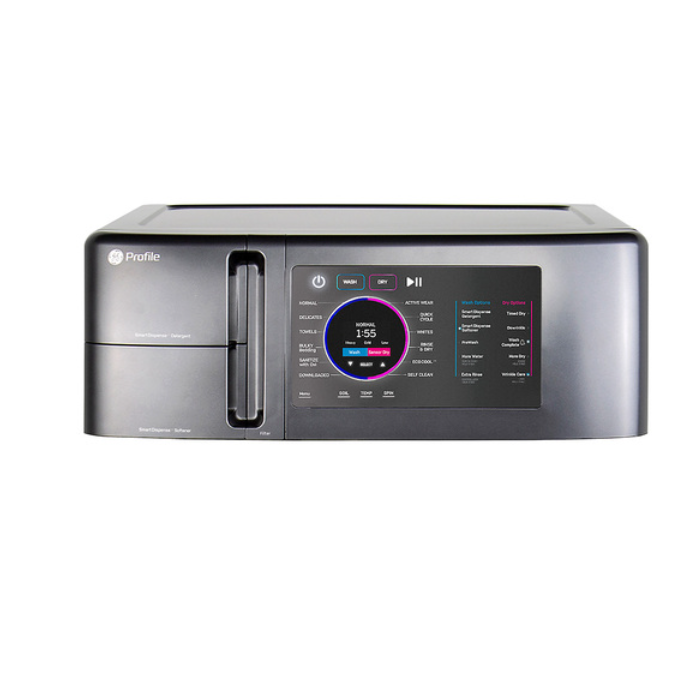 Thumbnail: NEW GE PROFILE 28" 5.5 CU FT VENTLESS HEAT PUMP WASHER/DRYER COMBO - PFQ97HSPVDS