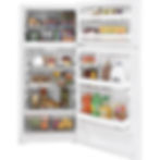 Thumbnail: GE ENERGY STAR® 16.6 CU. FT. TOP-FREEZER REFRIGERATOR WHITE - GTE17DTNRWW