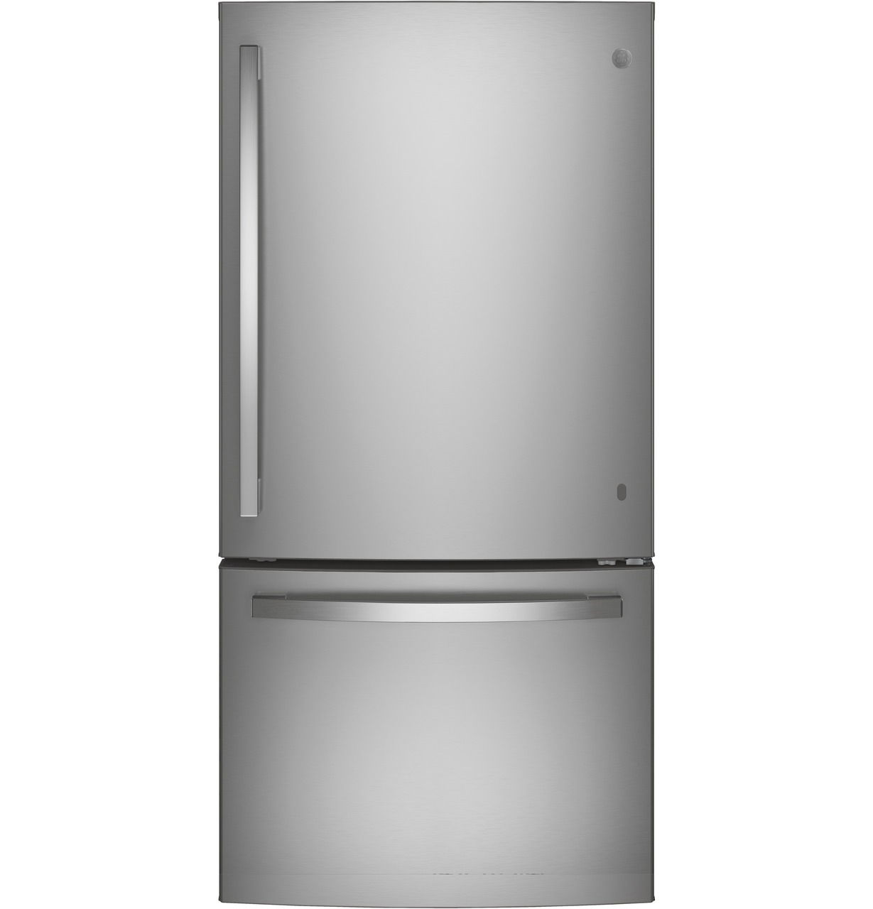 GE 24.9 CU. FT. BTM. MOUNT REFRIGERATOR FINGERPRINT RESISTANT S.S. - GDE25EYKFS