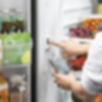 Thumbnail: GE 18.6 CU. FT. COUNTER-DEPTH FRENCH-DOOR REFRIGERATOR SLATE - GWE19JMLES