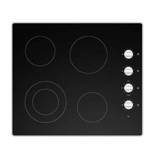 NEW (GE) MOFFAT 24" BUILTIN ELECTRIC BLACK ALL GLASS COOKTOP
