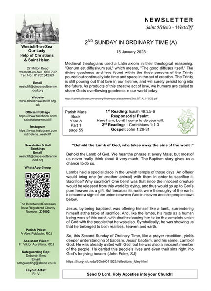 eNewsletter starting 15 January 2023