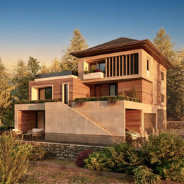 Plot 1423 By RAD Architects Designed by Architect Rami Harkous. Front Facade villa