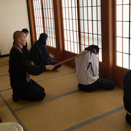 zen café 坐禅会 for 池田工業高校野球部