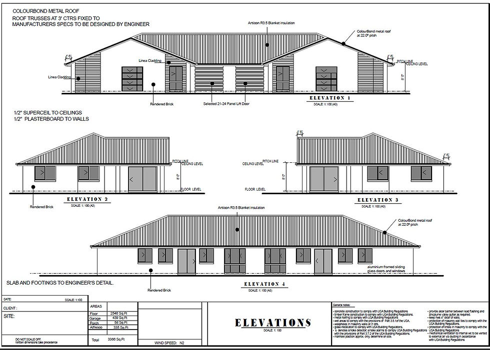 Thumbnail: 6 Bed + 4 Bath + 2 Cars Duplex Design Australia - Concept Plans