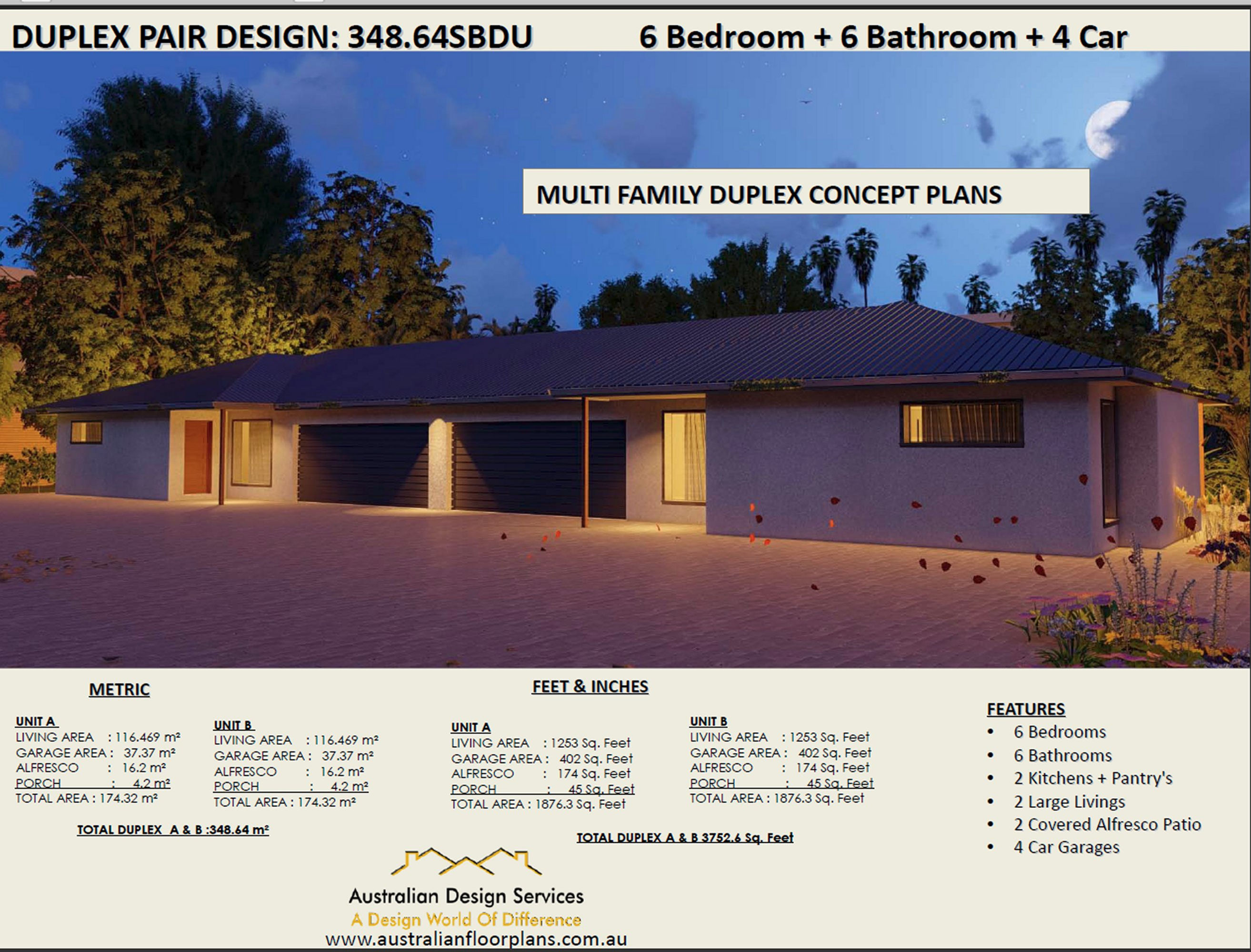DUPLEX DESIGN: 348.64SBDU