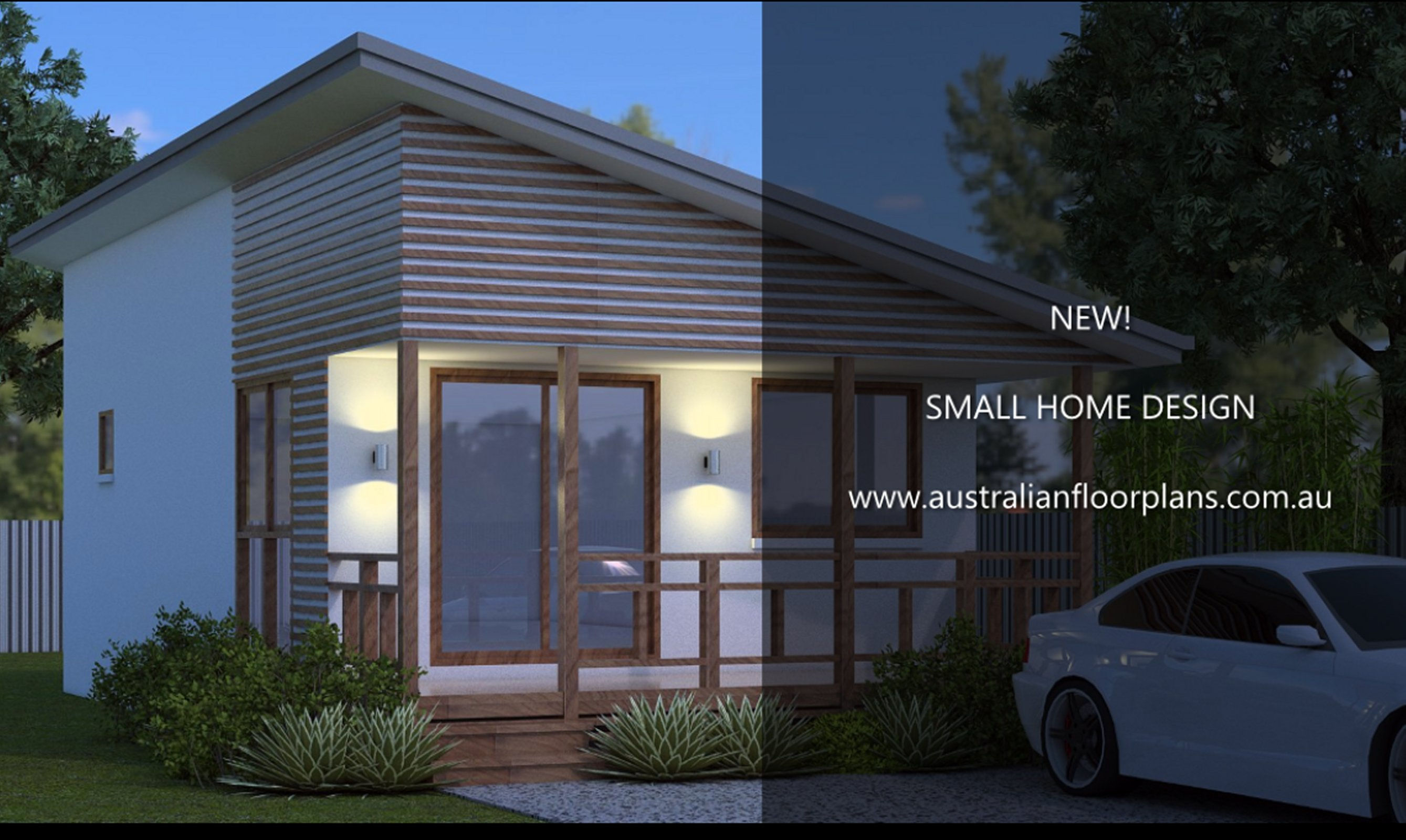 52 New Age | Small 1 Bed House Plan- 52.8 m2 | Preliminary House Plan Set-4 Sale