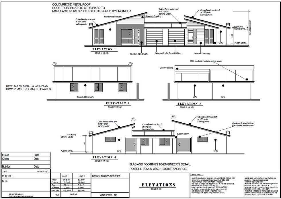 Thumbnail: 196 DU | 5 Bed + Garage: 196.0m2  | Duplex Concept House Plan