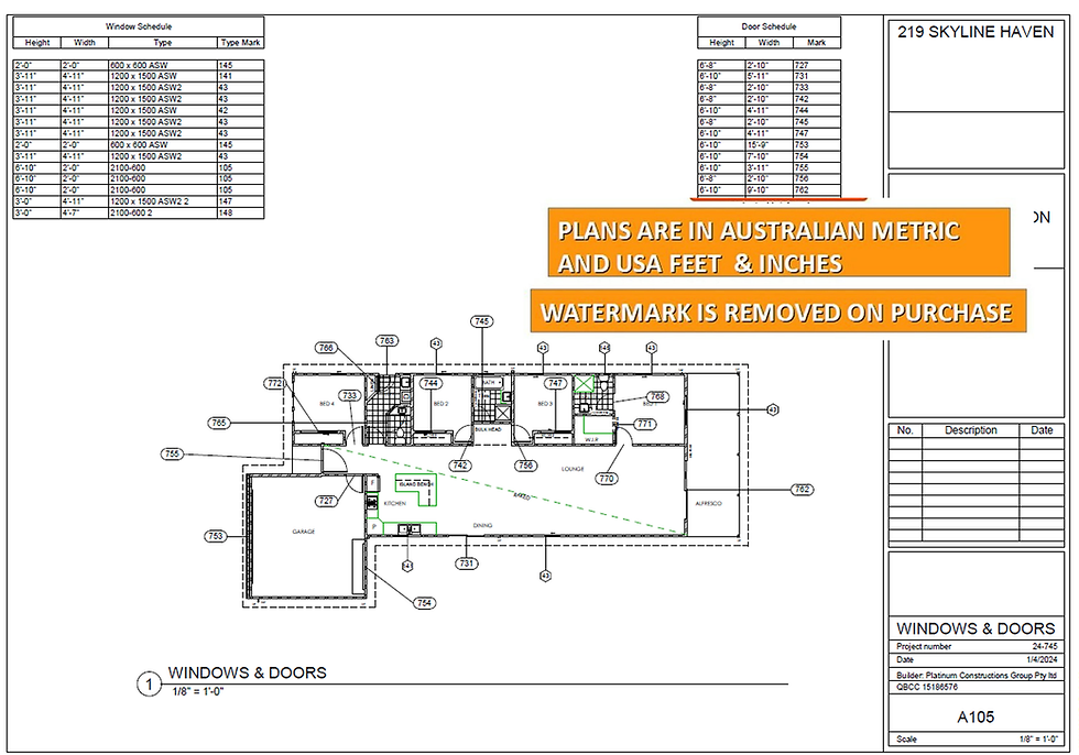 Thumbnail: Narrow Lot 4 bed House Plans :219 SKYLINE HAVEN