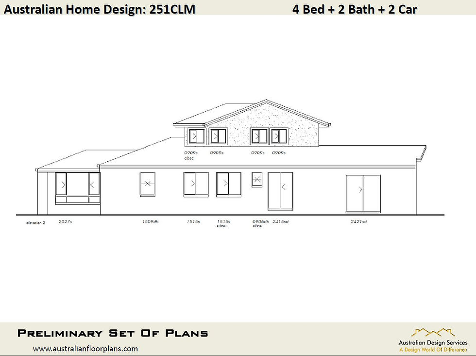 Thumbnail: 2 story house designs and floor plans | 251 CLM House Plans