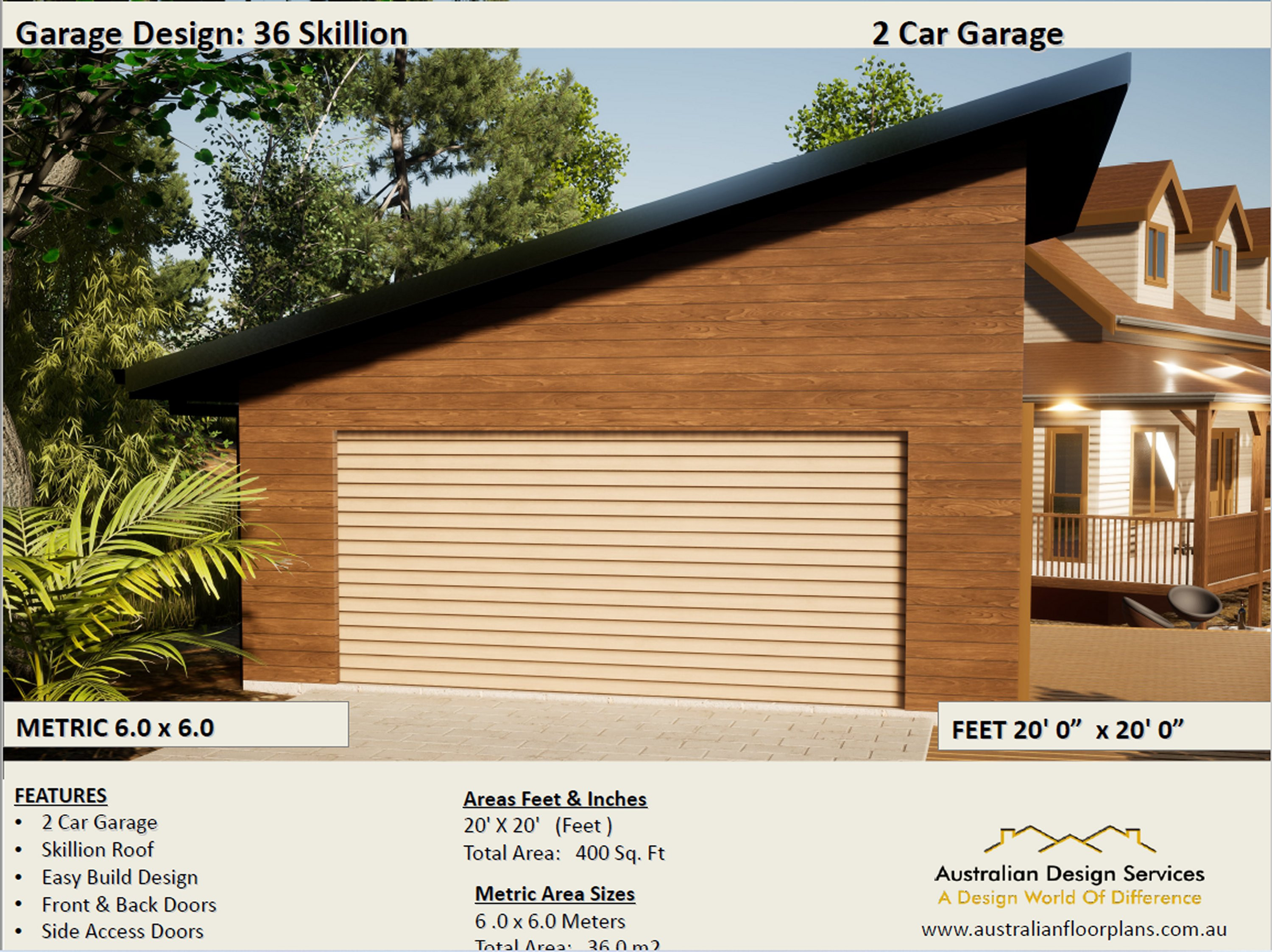 houseplan36skillionsimpledoublegarageplans — free download
