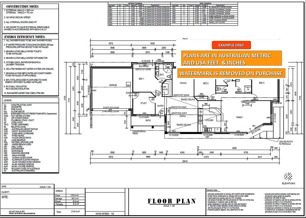 Thumbnail: Country Home Desi 3 + Study or 4 Bedroom !  |  170 Dalby Plan Set