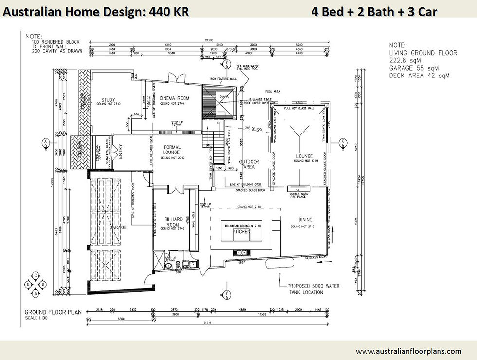 Thumbnail: WATERFRONT!  House Plans Australia | 440 KR House Plan