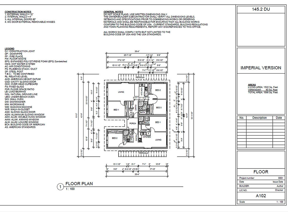 Thumbnail: Dual Family Home Design: 145.2 DU