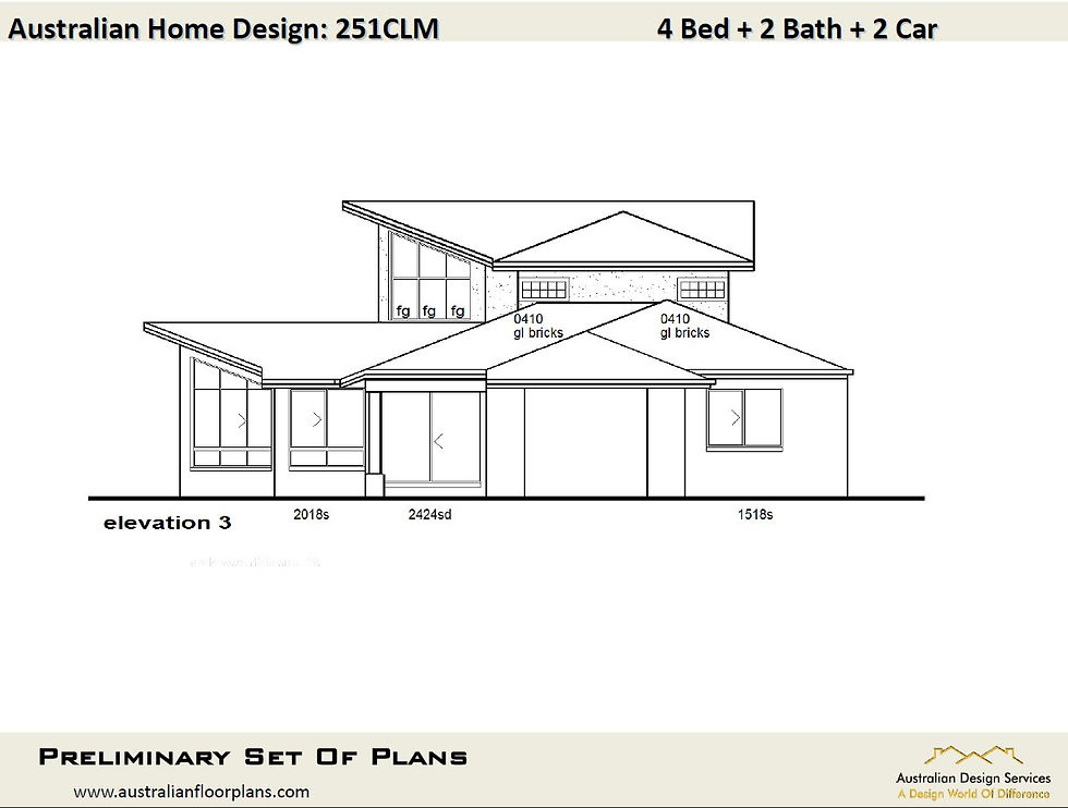 Thumbnail: 2 story house designs and floor plans | 251 CLM House Plans