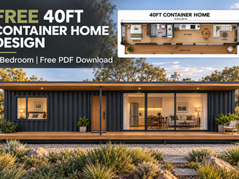 Free 40-Foot Container Home Design: