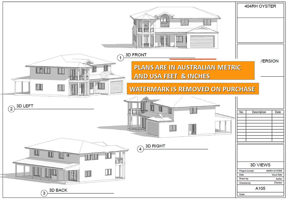 Thumbnail: 404CLM | two storey homes with rear balcony: 404.0m2 | Preliminary House Plans
