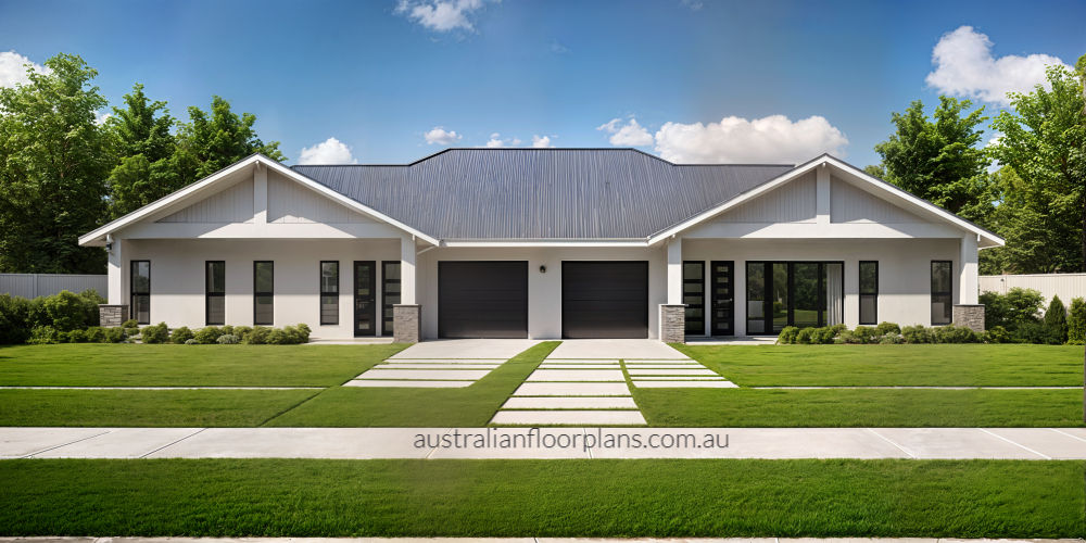 307 m2 | 3310 Sq Ft | Duplex | 4 Bed | 2 Bath | 307DU Gable Duplex