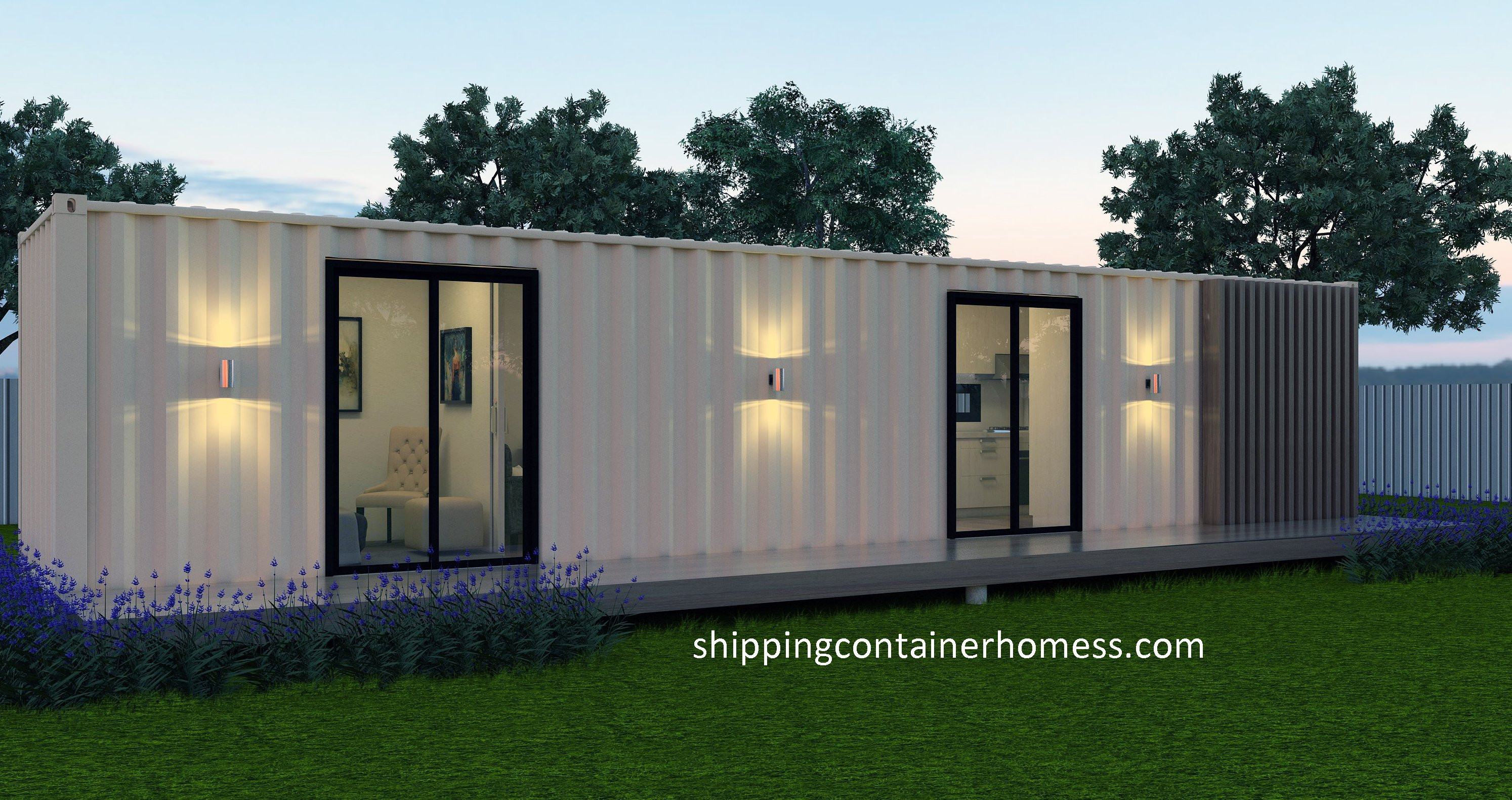 40 Ft Container Home: Titian 500 Sq Ft /44.07 m2