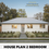 Thumbnail: 2 Bed + 2 Bathroom Small House Plan: 97.5 | ADU | Concept House Plan Set