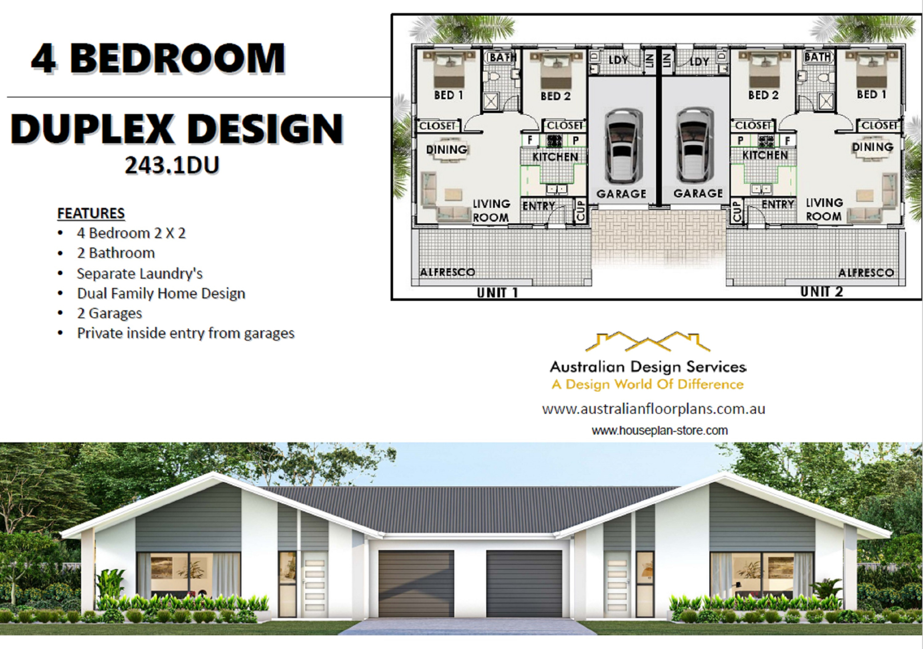 duplex-house-plans-floor-plans-designs-243-1du