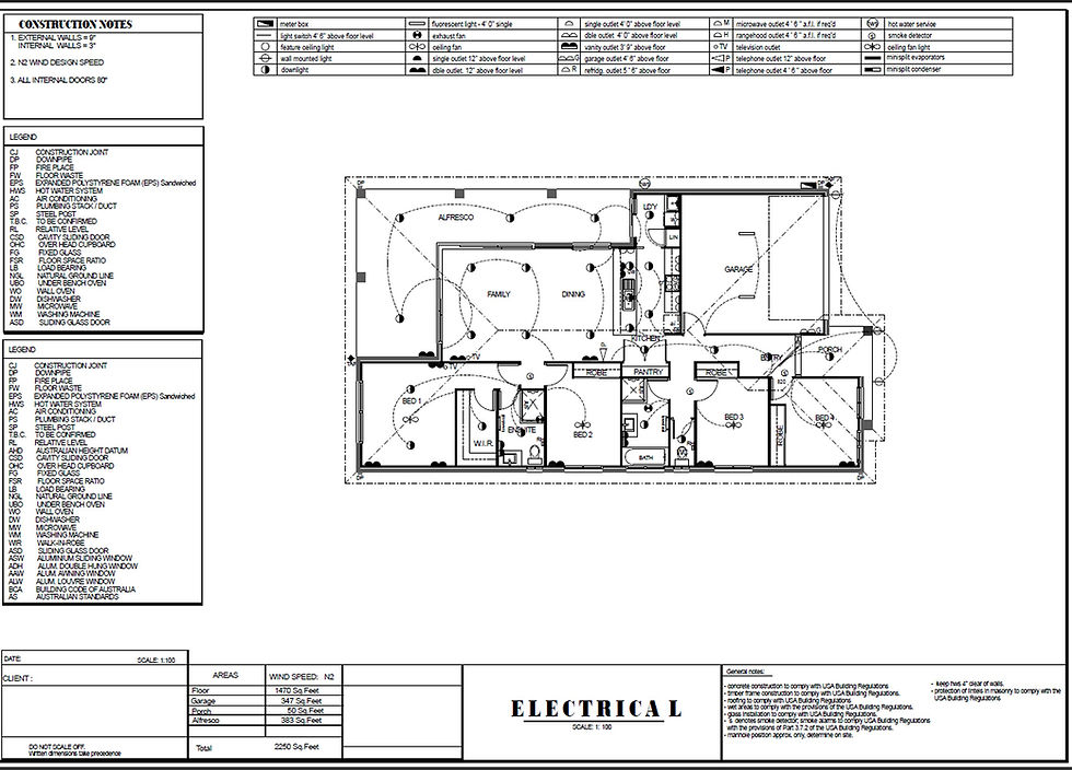 Thumbnail: NARROW LOT ! 4 Bed + Garage House Plans | 209.3 LH House Plan Set