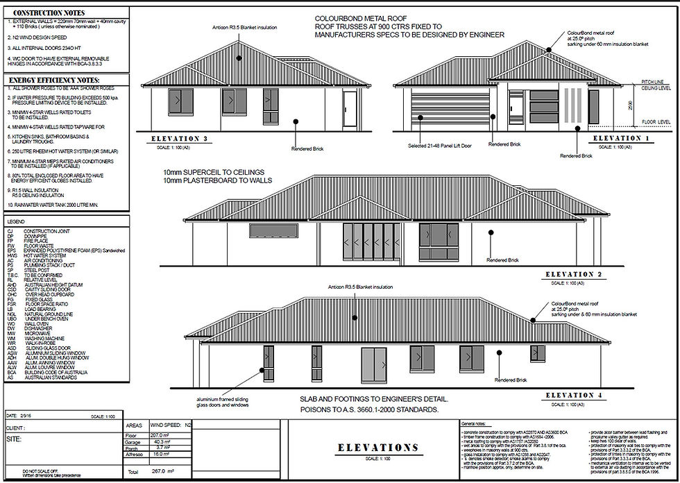 Thumbnail: 267.5SP Modern House Plan | 4 Bedroom : 267.5 m2  |  2873 Sq Feet