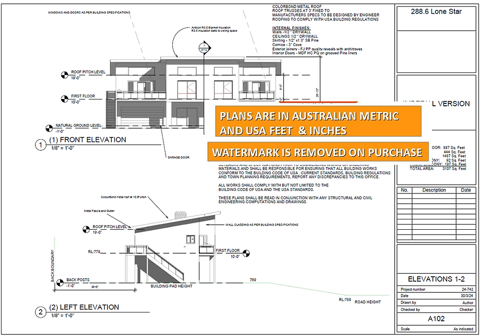 Thumbnail: ELEGANT MODERN HOUSE PLAN: 288.6 Lone Star