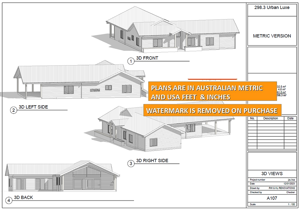 Thumbnail: 4 Bedroom Home:298.3LH Urban Luxe