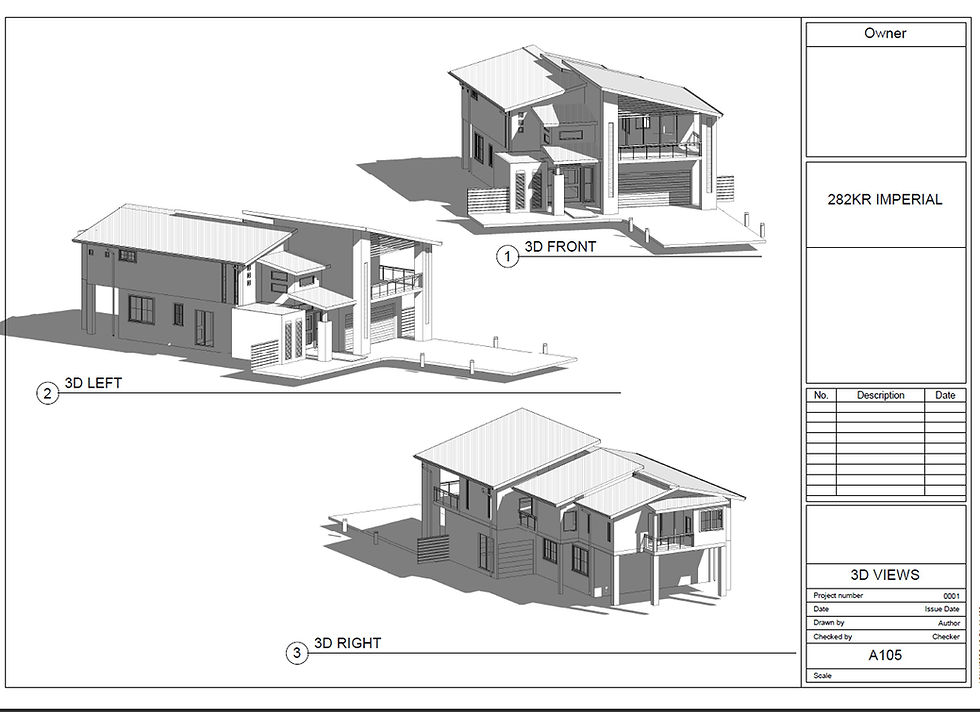 Thumbnail: SLOPING LAND 2 storey 3 bedroom/ 4 bed house plans: 282 KR House Plans