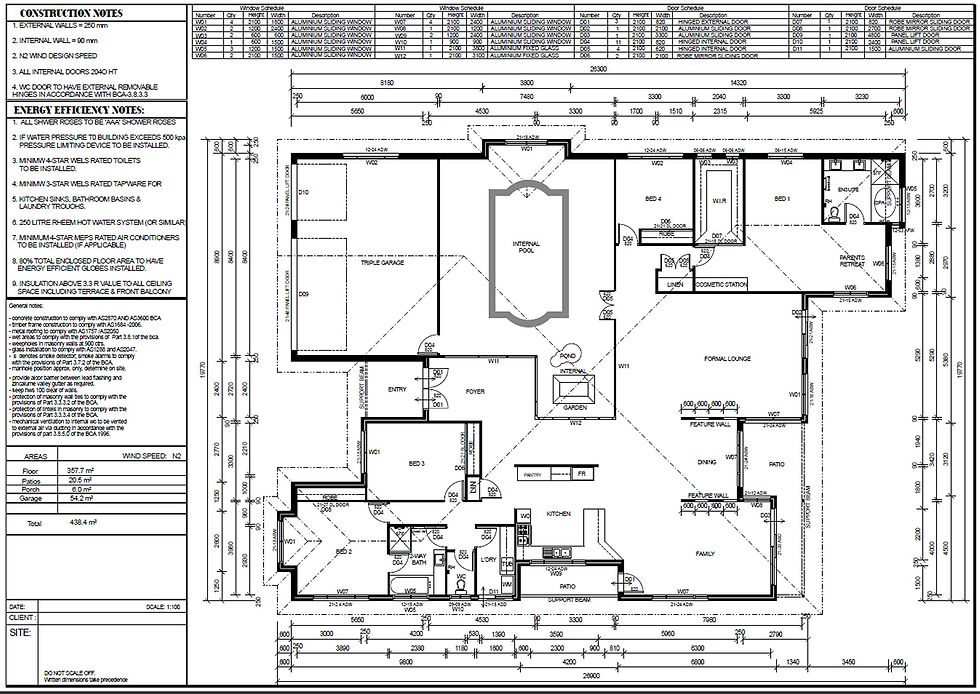 Thumbnail: Exclusive 4 Bedroom House Plans:347HG | Preliminary House Plan Set