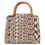 Thumbnail: GUCCI Nymphaea Bamboo Snake Tote Bag