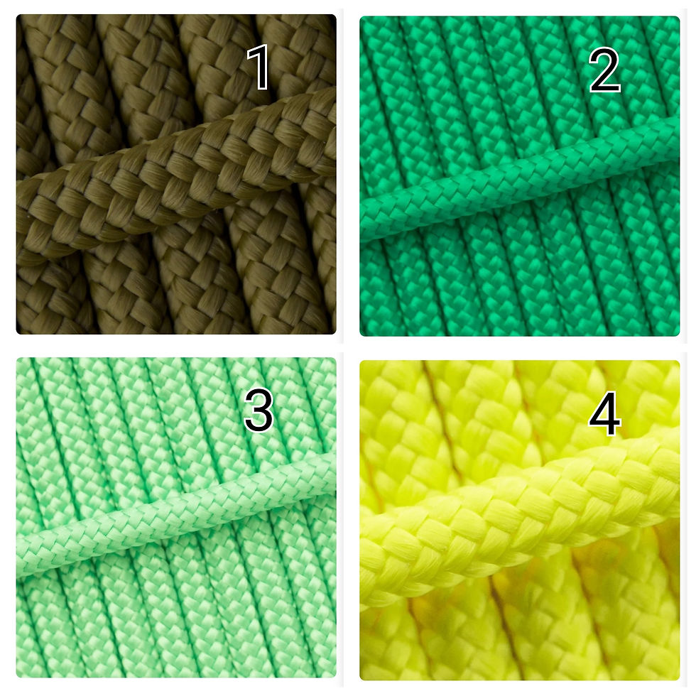 Miniature : Sac demi lune | AXEL | Denim mauve (coloris cordons au choix) 