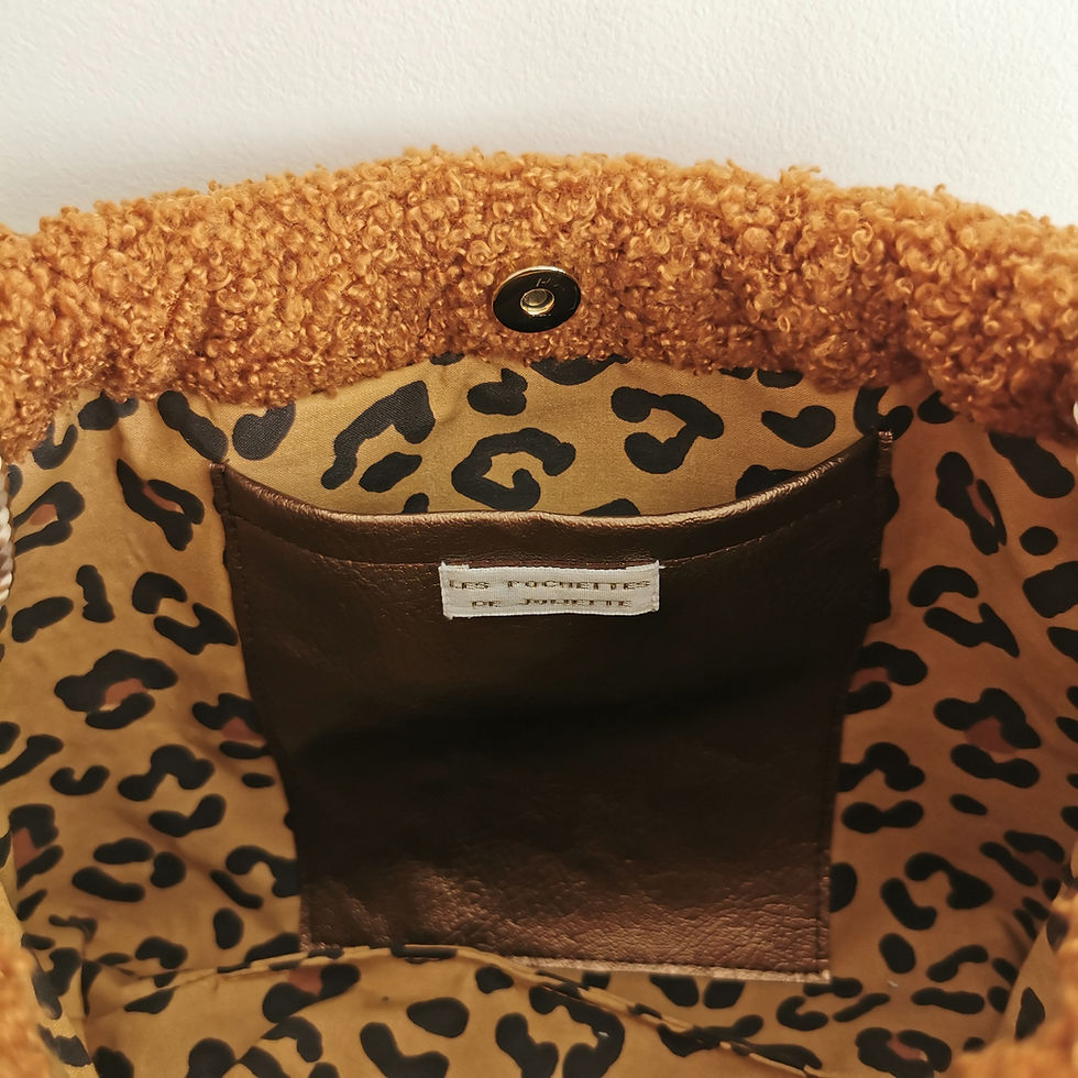 Miniature : Sac bourse | CHARLIE | Bouclette camel