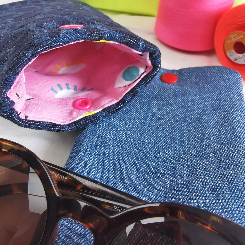 Miniature : Etui à lunettes | MARIUS |  Denim (2 options) 