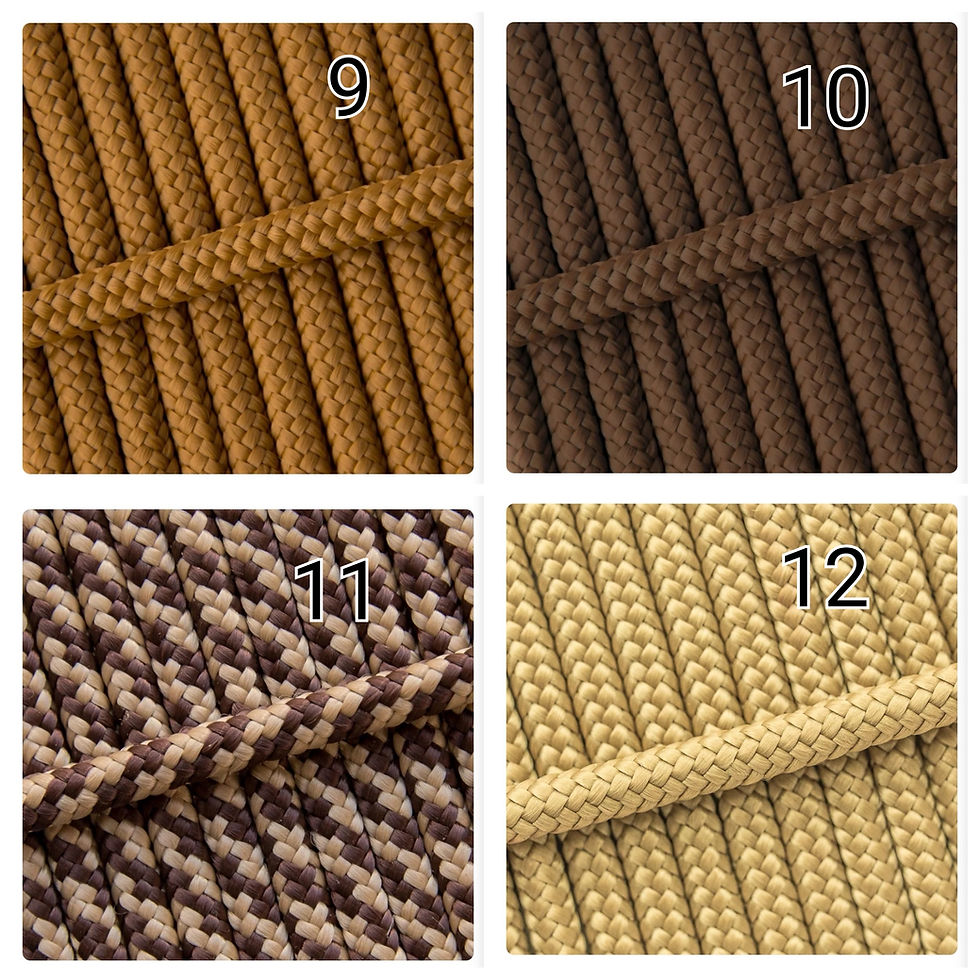 Miniature : Sac demi lune | BIG AXEL | Velours crème (coloris cordons au choix) 