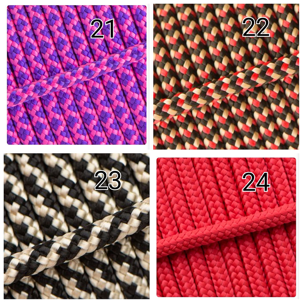 Miniature : Sac demi lune | AXEL | Velours rouge  (coloris cordons au choix) 