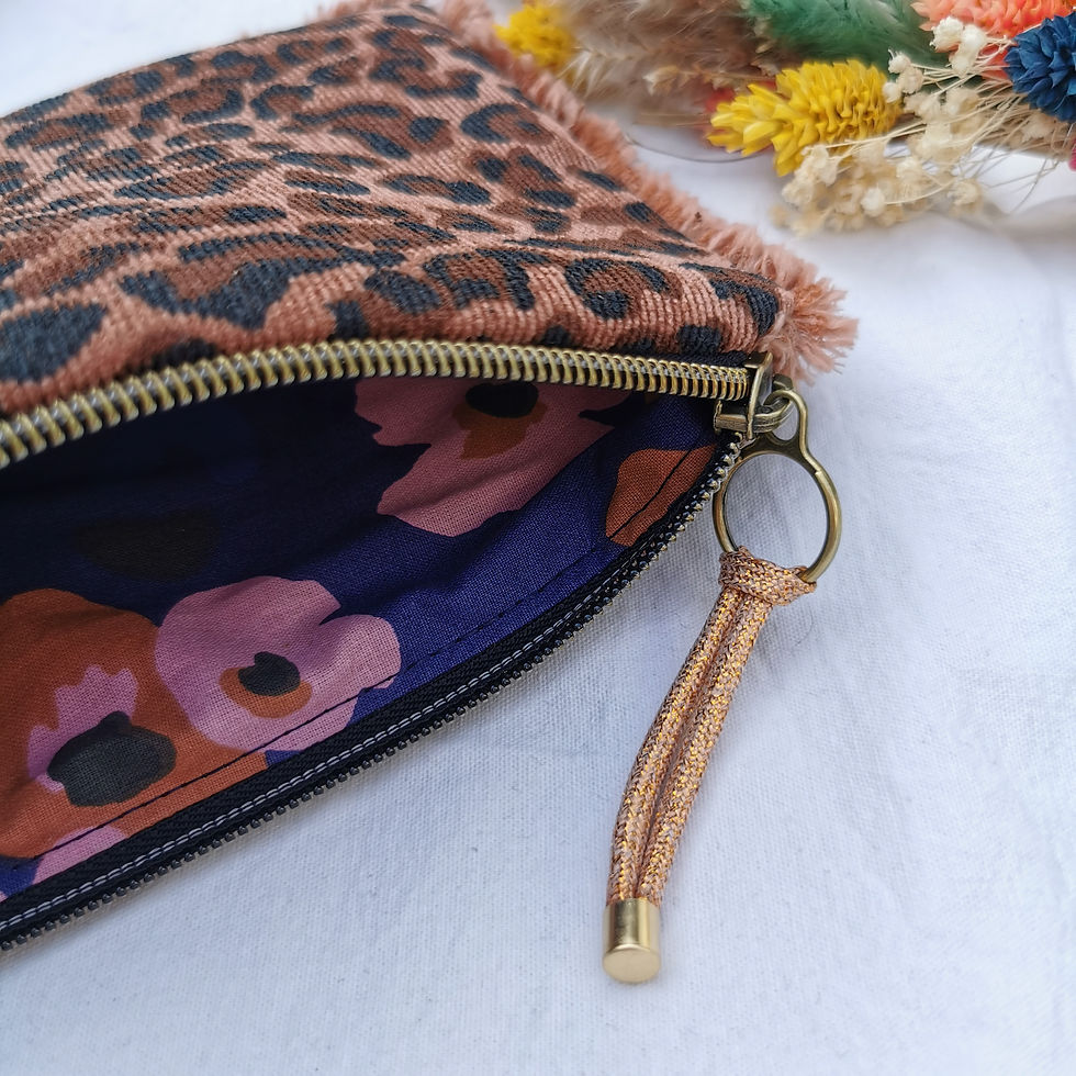 Miniature : Pochette | HUGUETTE | Velours léo 