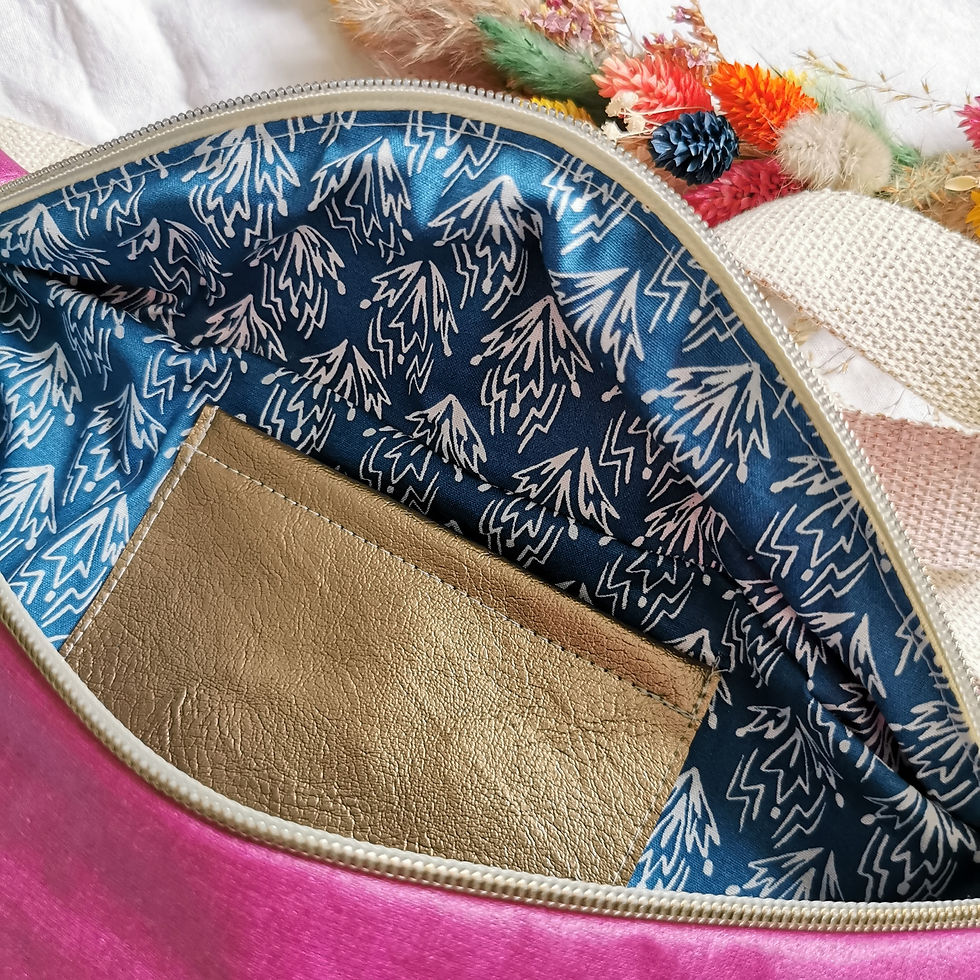Miniature : Sac banane | MINI GASPARD | Enduit prune 