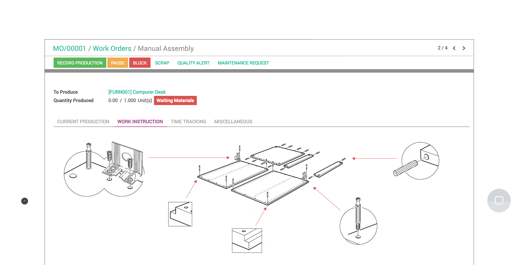 Odoo Manufacturing