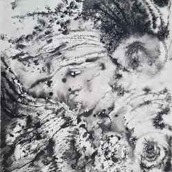 noir et blanc abstrait