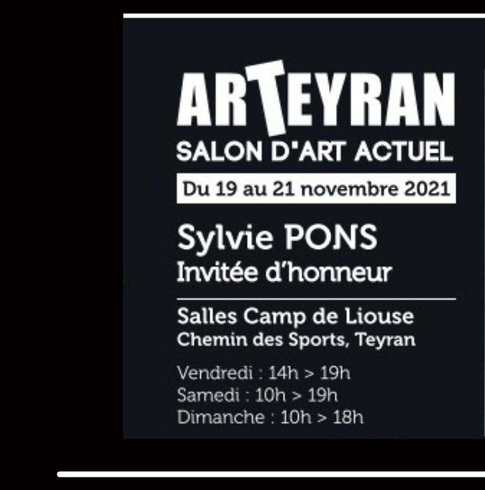 affiche Salon Arteyran 2021