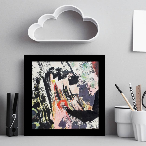 Toile abstraite de FLO - Art Montpellier 2021