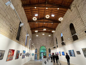 exemple de scénographie à la Chapelle des Capucins d'Aigues Mortes