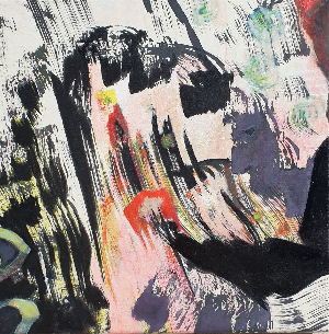 Peinture abstraite de FLO - Art Montpellier 2021