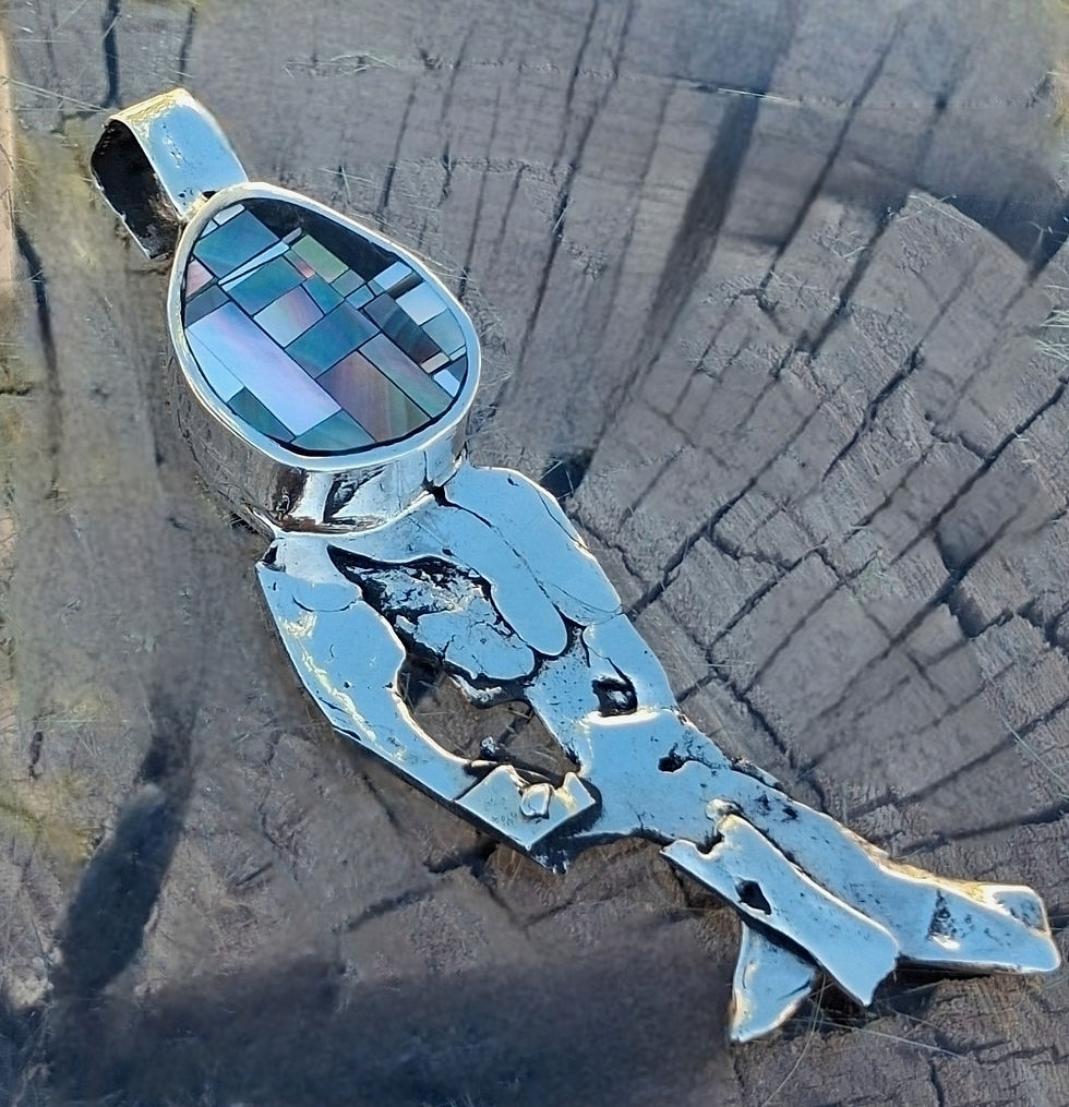 Thumbnail: Reticulated Metal Pendant