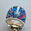 Thumbnail: Fan Pattern Inlay Ring Size 11